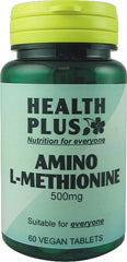Health Plus Amino L-Methionine 500mg