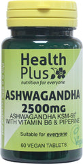 Health Plus Ashwagandha (KSM-66) 2500mg