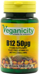 Veganicity B12 50Âµg