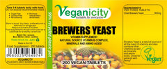 Veganicity Brewers Yeast 300mg