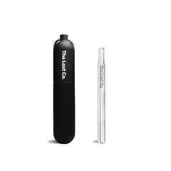 The Last Straw - CHARCOAL -  The reusable + portable telescopic straw with keychain case