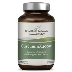 Good Health Naturally CurcuminX4000 With Fenugreek Seed Extract 180's