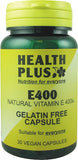 Health Plus E400 (Natural) - Gelatin Free