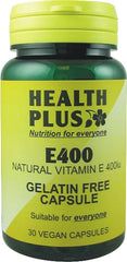 Health Plus E400 (Natural) - Gelatin Free