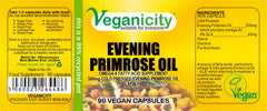 Veganicity Evening Primrose Oil 500mg