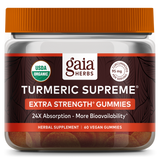 Gaia Herbs Turmeric Supreme Extra Strength Gummies - 60 Gummies