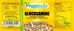Veganicity Glucosamine HCL 750mg