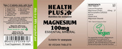 Health Plus Magnesium 100mg