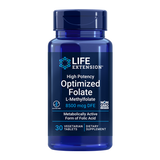 Life Extension High Potency Optimized Folate (L-Methylfolate) - 30 Tablets