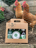 George's Chicken Remedies Trio Gift Set - Chick Peace, Coop Gloop & Mites Away