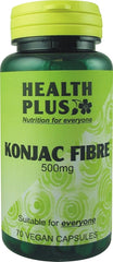 Health Plus Konjac Fibre 500mg (Glucomannan)