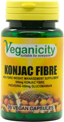 Veganicity Konjac Fibre 500mg