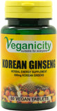 Veganicity Korean Ginseng 600mg