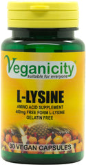 Veganicity L-Lysine 400mg