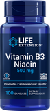 Life Extension Vitamin B3 Niacin - 100 Capsules