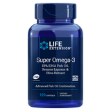 Life Extension Super Omega-3 EPA/DHA with Sesame Lignans &amp; Olive Extract - 120 Softgels