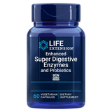 Life Extension Enhanced Super Digestive Enzymes with Probiotics - 60 Capsules