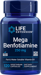 Life Extension Mega Benfotiamine - 120 Capsules