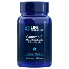 Life Extension Gamma E with Tocopherols &amp; Tocotrienols - 60 Softgels