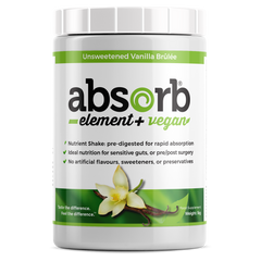 Imix Nutrition Absorb Element+ Vegan Unsweetened Vanilla Brulée - 1kg