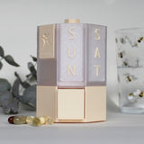 7-Day Tablet & Capsule Dispenser – Cream