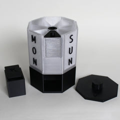 7-Day Tablet & Capsule Dispenser – Black