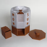 7-Day Tablet & Capsule Dispenser – Peanut Brown