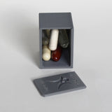 7-Day Tablet & Capsule Dispenser – Dark Grey