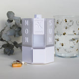 7-Day Tablet & Capsule Dispenser – White