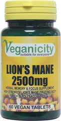 Veganicity Lion's Mane 2500mg