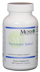 Moss Nutrition Pancreatin Select - 120 Capsules