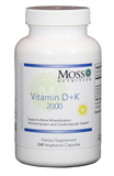 Moss Nutrition Vitamin D + K 2000 - 240 Capsules