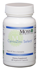 Moss Nutrition CarnoZinc Select (Zinc-L-Carnosine) 75mg - 60 Capsules