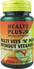 Health Plus Multi Vits 'n' Mins Without Vitamin A