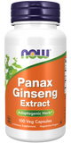 NOW Foods Panax Ginseng Extract - 100 Capsules