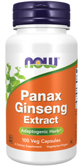 NOW Foods Panax Ginseng Extract - 100 Capsules