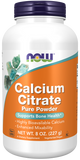 NOW Foods Calcium Citrate Pure Powder - 227g