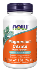 NOW Foods Magnesium Citrate Pure Powder - 227g