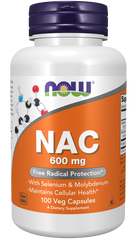 NOW Foods NAC with Selenium &amp; Molybdenum 600 mg - 100 Capsules