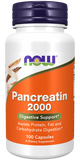 NOW Foods Pancreatin 2000 - 100 Capsules