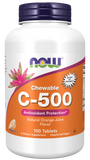 NOW Foods Vitamin C-500 - 100 Chewable Tablets