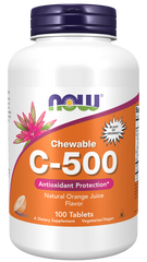 NOW Foods Vitamin C-500 - 100 Chewable Tablets