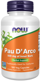 NOW Foods Pau D'Arco 500mg - 100 Capsules