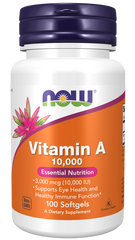 NOW Foods Vitamin A 10,000IU - 100 Softgels