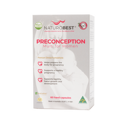 NaturoBest Preconception Multi for Women - 60 Capsules