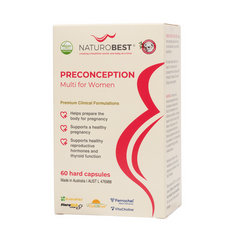 NaturoBest Preconception Multi for Women - 60 Capsules