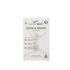 NaturoBest Iron &amp; Brain Support - 30 Capsules