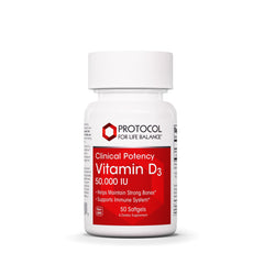 Protocol for Life Balance Vitamin D3 50,000 IU - 50 Softgels