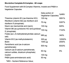 Bio-Active Complete B-Complex - 60 vcaps