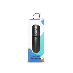 The Last Straw - TITANIUM -  The reusable + portable telescopic straw with keychain case